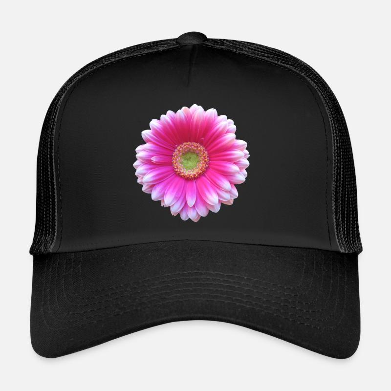 Gerbera pink Blüte Blume Blumenranke floral blumig Trucker Cap