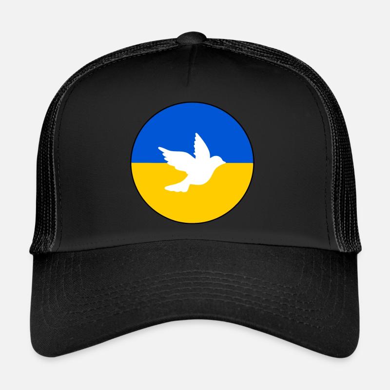 Ukraine - Trucker Cap - Schwarz/Schwarz
