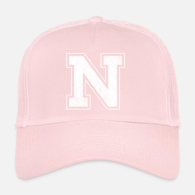 Lettre N Casquette trucker 