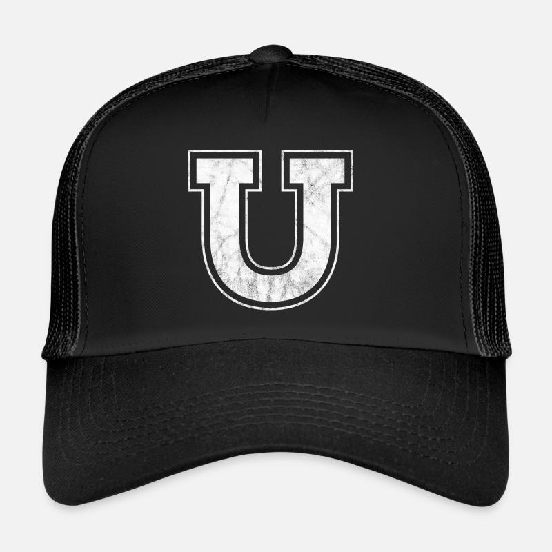 Lettre U Casquette trucker 