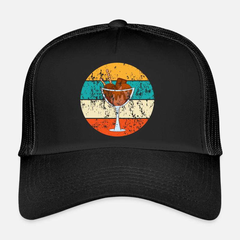 Vintage Retro Eisbecher Trucker Cap