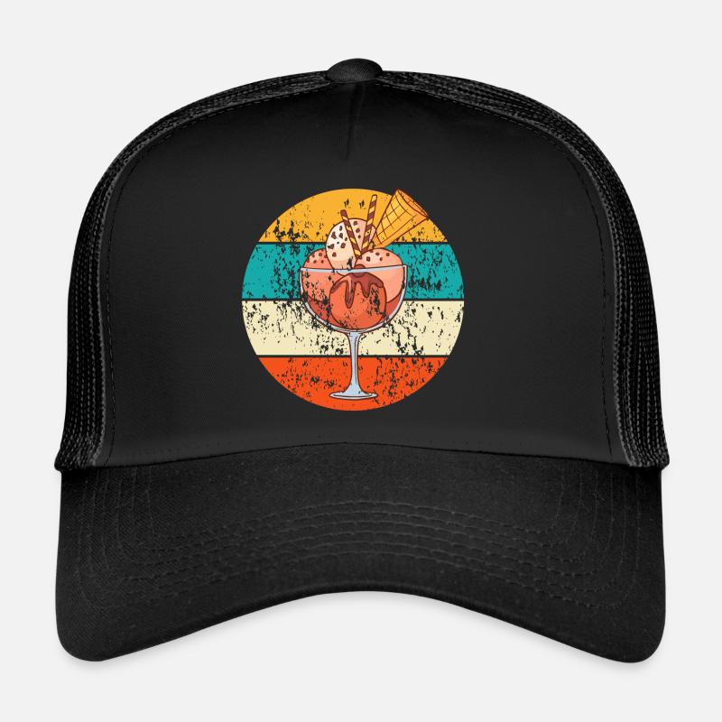 Vintage Retro Eisbecher Trucker Cap