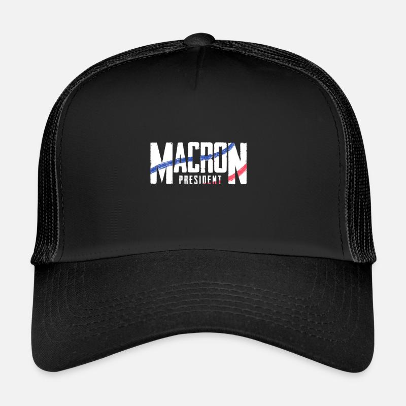 MACRON Président 2022 - 2027 Casquette trucker 