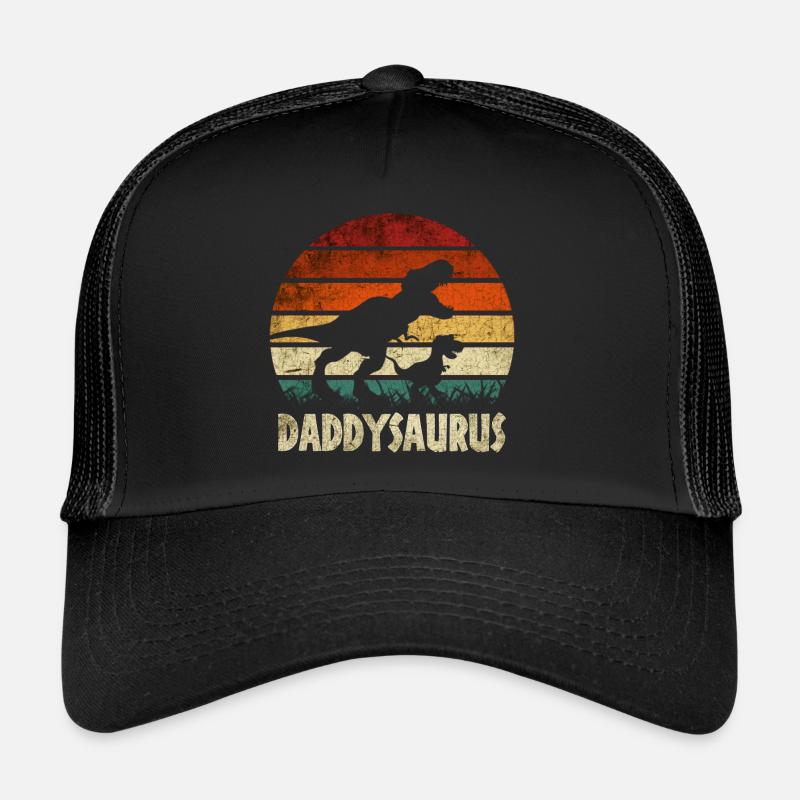 DADDYSAURUS - Trucker Cap - black/black