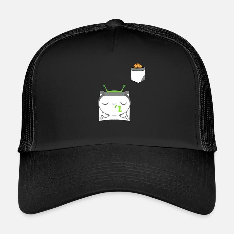 mooncake - Trucker Cap - Schwarz/Schwarz