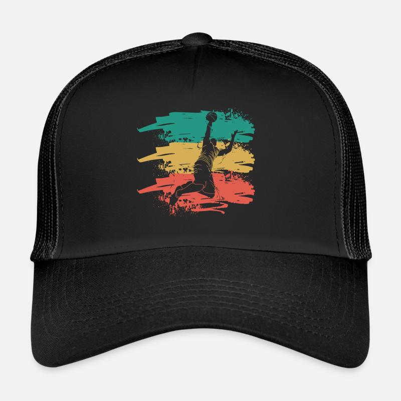 retro basketball Trucker Cap