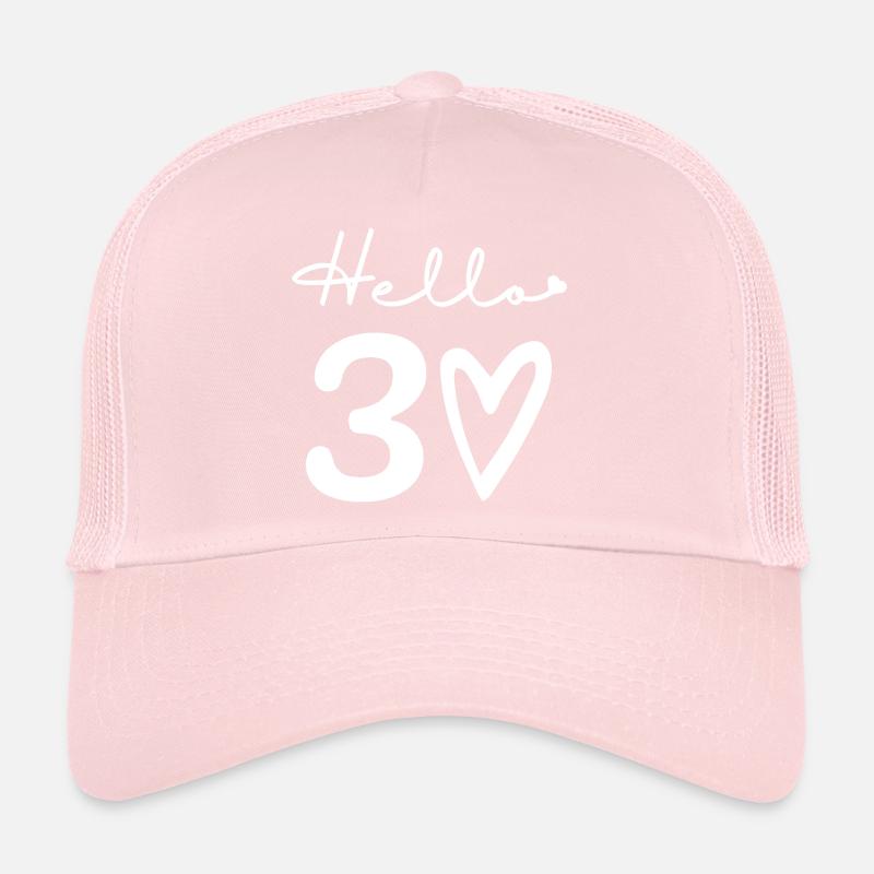 hello 30. 30th birthday Trucker Cap