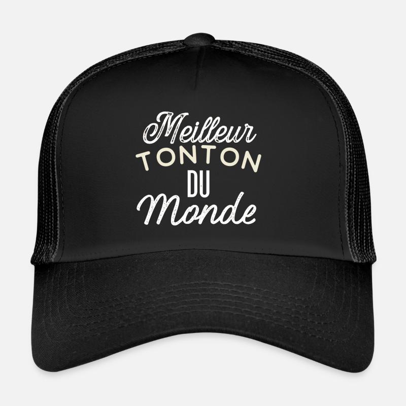 Meilleur tonton du monde Casquette trucker 