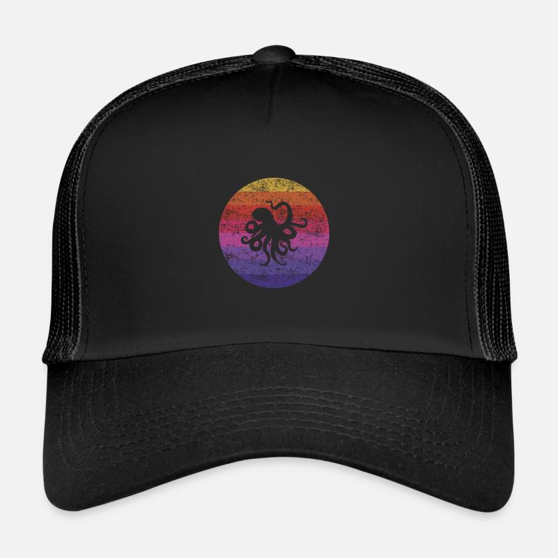 Octopus Rétro Casquette trucker 