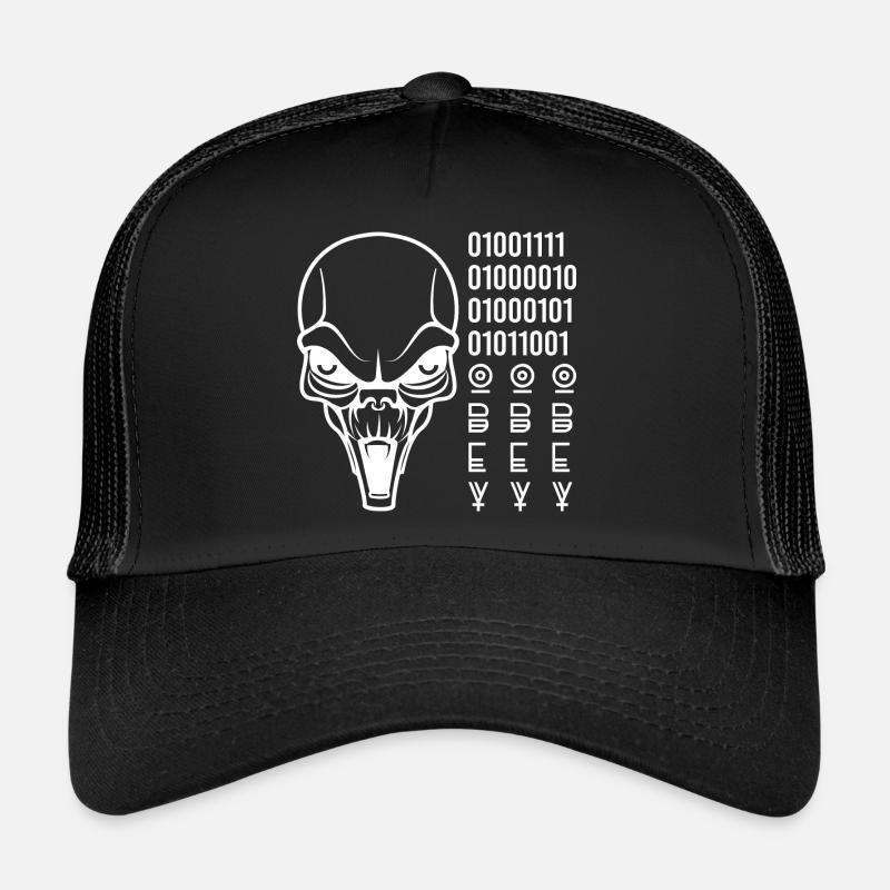 Lustiger Spruch Alien Obey Mit Außerirdischem Trucker Cap