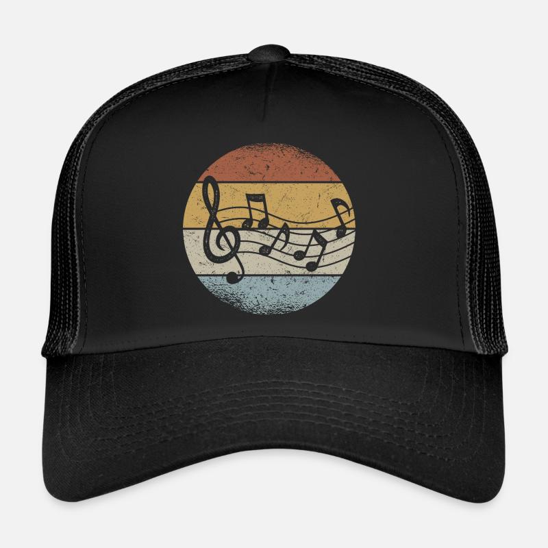 Music Violin Clef Retro Clef Trucker Cap