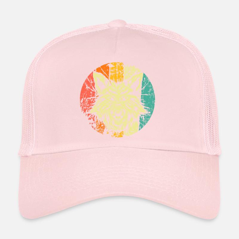 Tête de renard rétro Casquette trucker 
