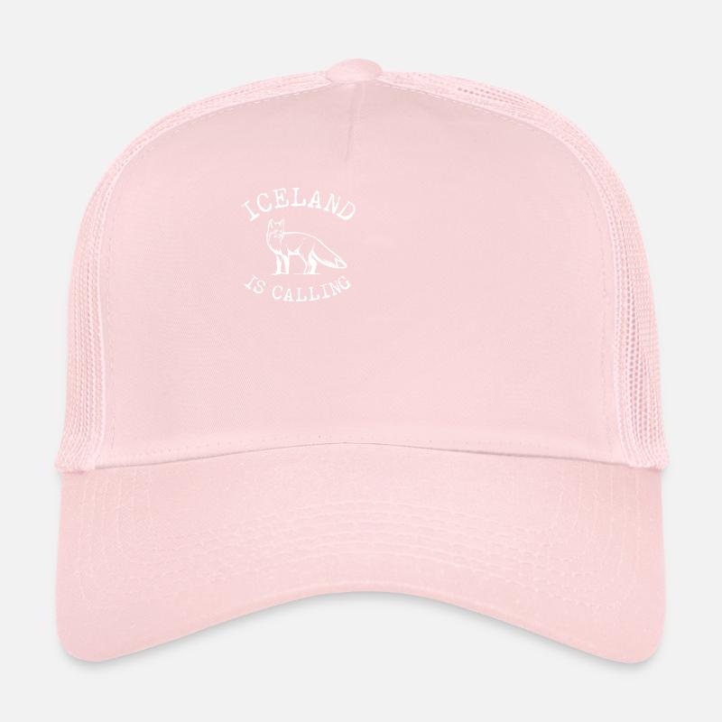 Island Fuchs Polarfuchs Blaufuchs Iceland Trucker Cap