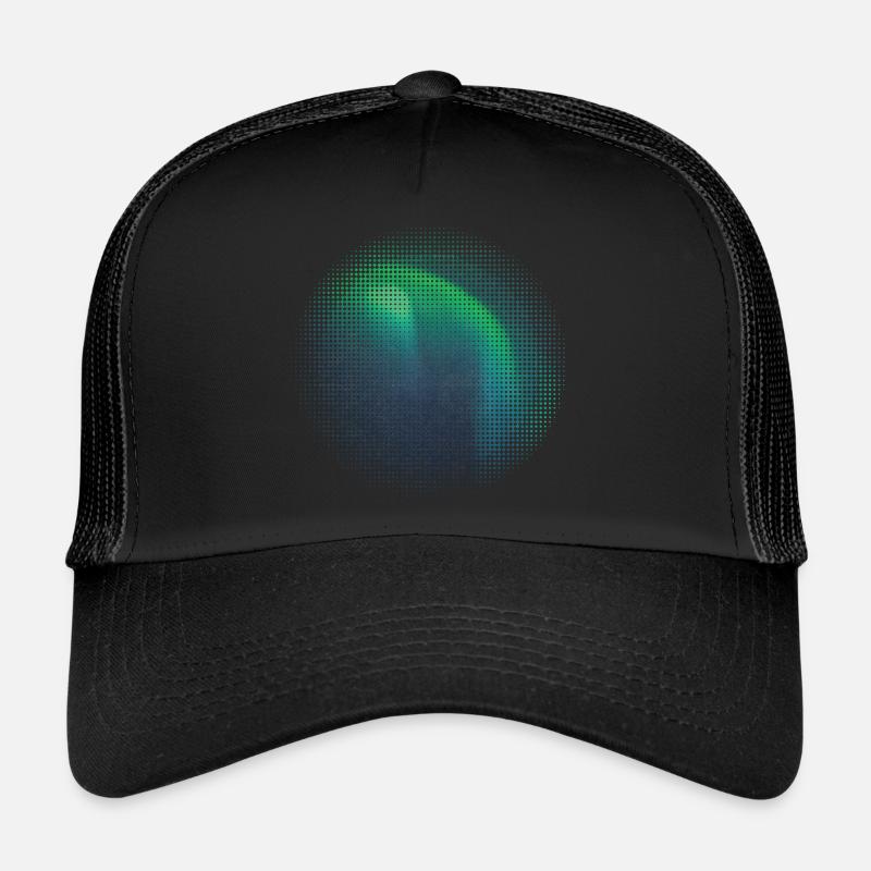 Aurora Borealis Northern Lights Trucker Cap