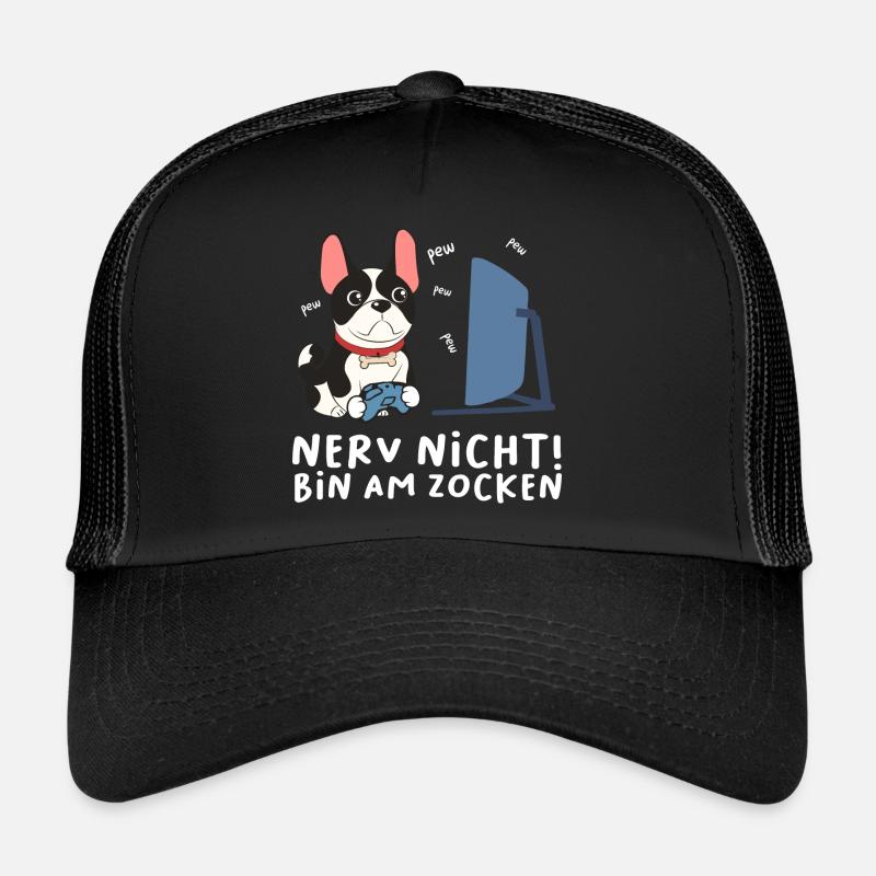 Bin am Zocken Gaming Wiesel Trucker Cap