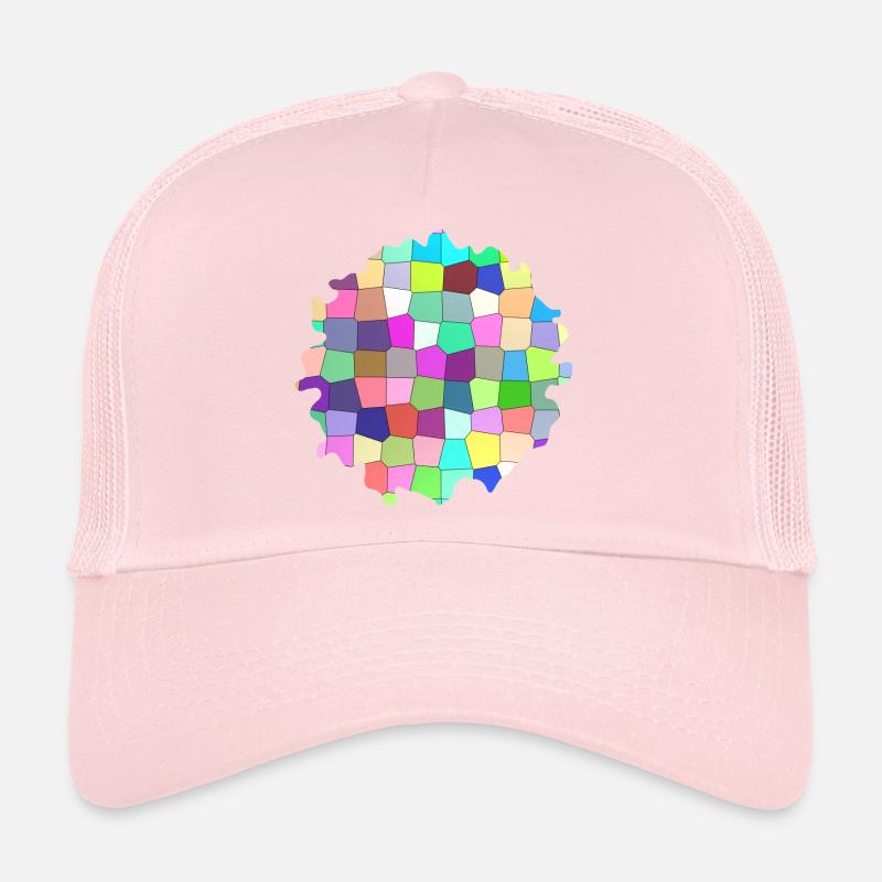 Colorful Geometric Pattern Trucker Cap