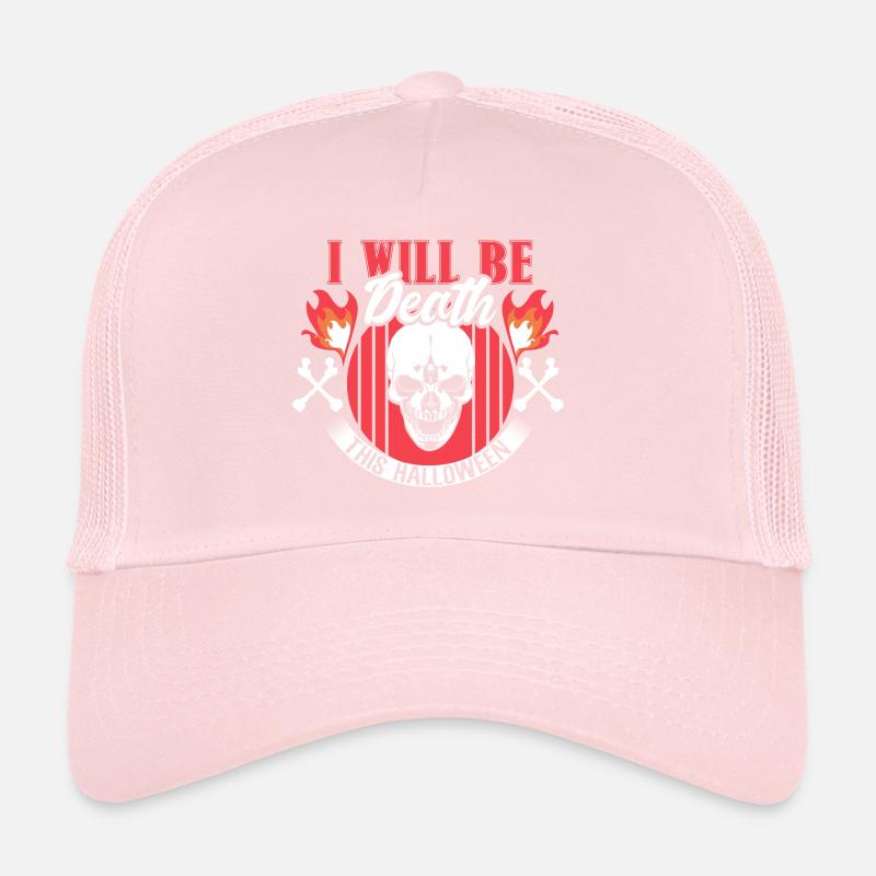 Halloween Knochen Geisterstunde Geschenkidee Trucker Cap