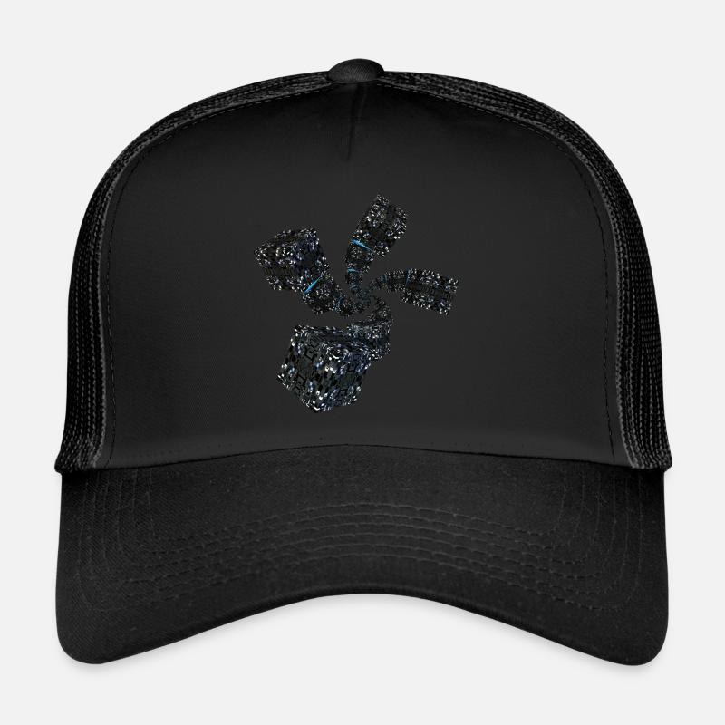 Sci Fi Spiralwürfel Trucker Cap