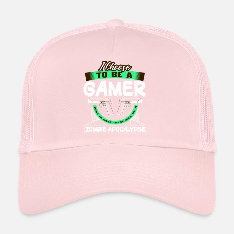 Zombie Apokalypse Games Horror Geschenkidee Trucker Cap