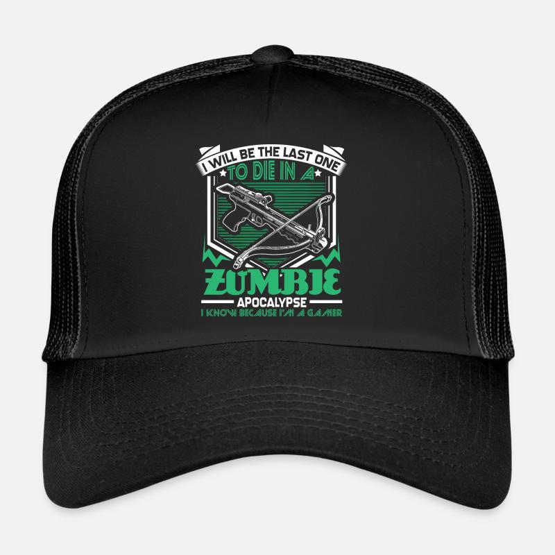 Zombie Apokalypse Games Geschenk Trucker Cap