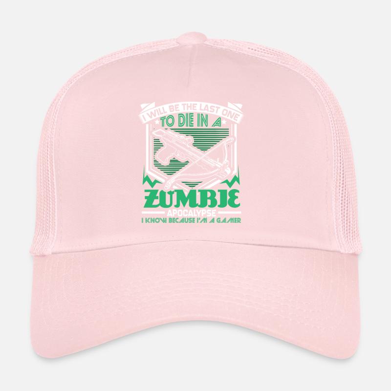 Zombie Apocalypse Games Gift Trucker Cap