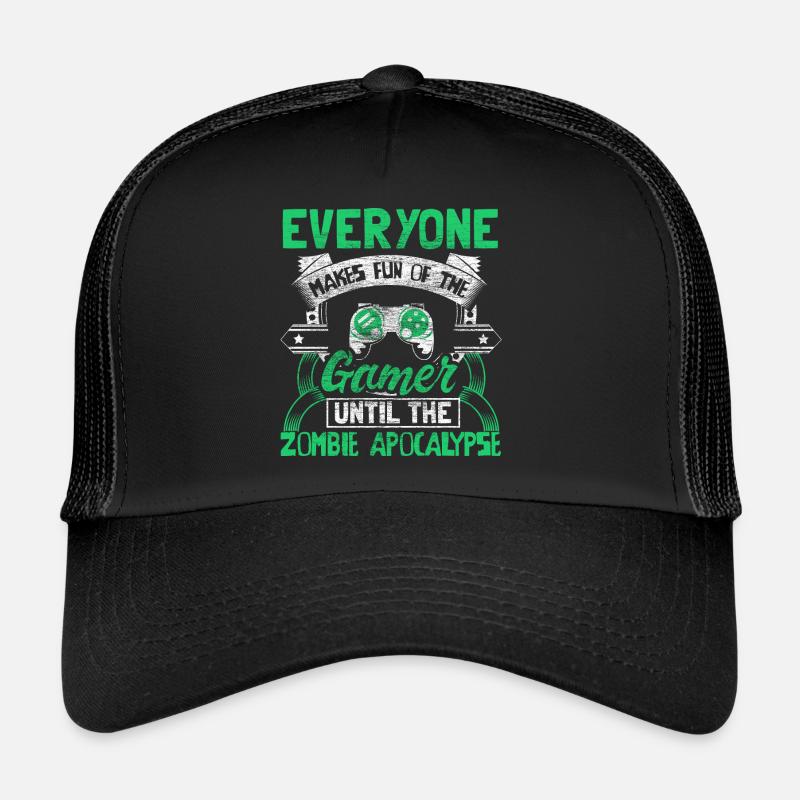 Zombie Apokalypse Gaming Epidemie Geschenk Trucker Cap