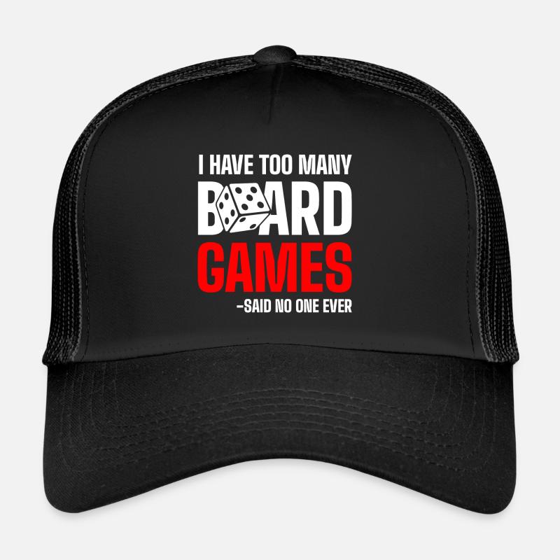 Board Game Strategist Chess Board Trucker Cap
