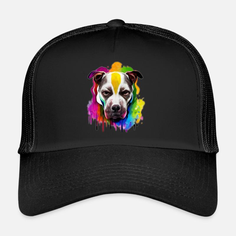 American Pitbull Design in Farbe Trucker Cap