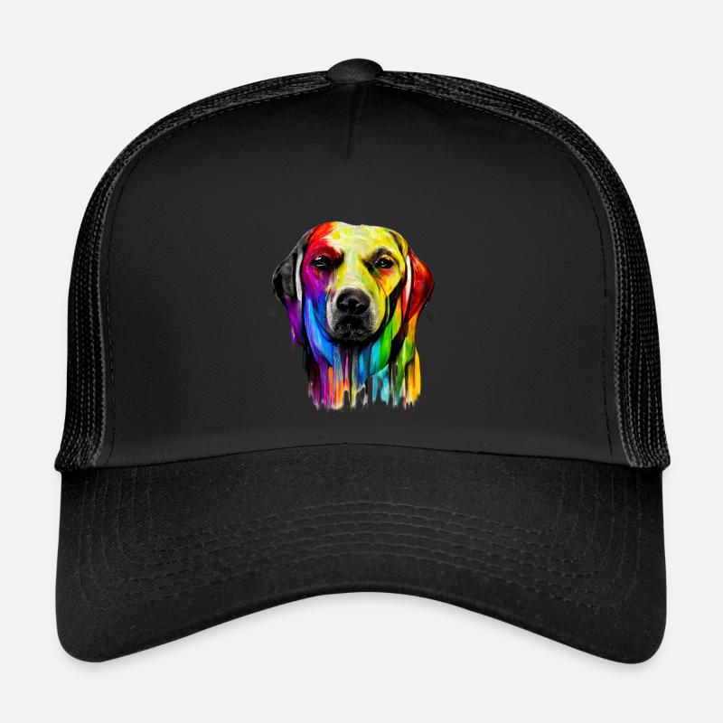 Labrador Retriever Design in Color Trucker Cap