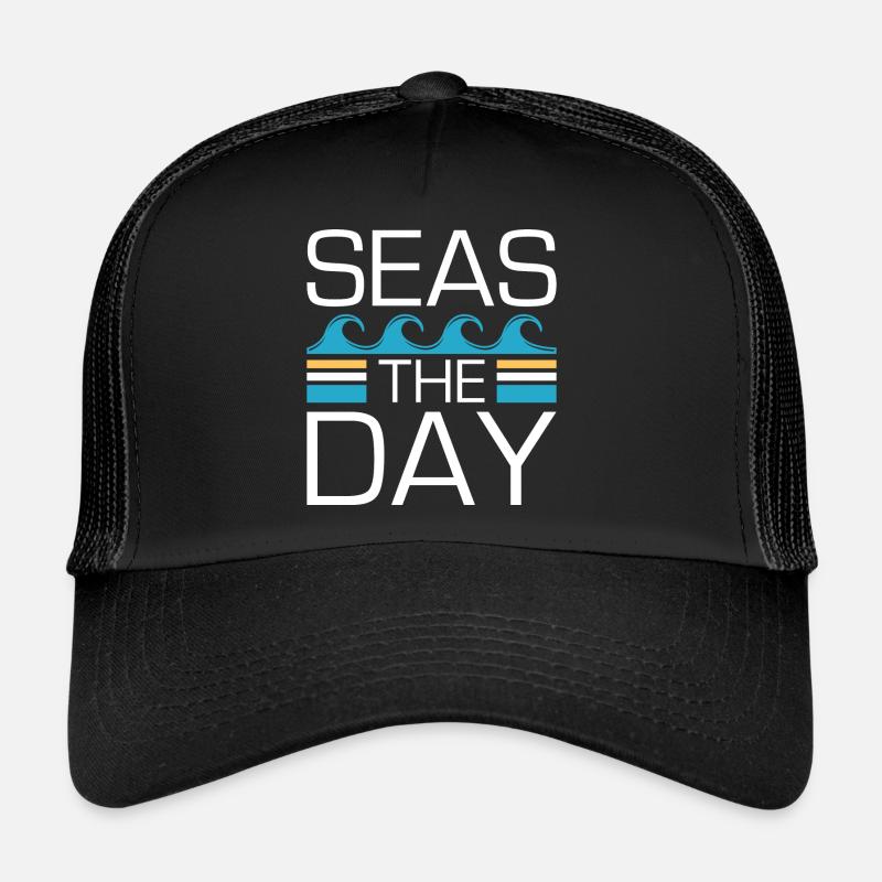 Seas The Day - Trucker Cap - black/black