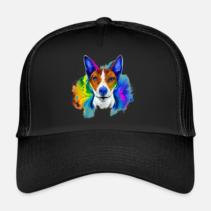 Basenji Design in Farbe Trucker Cap