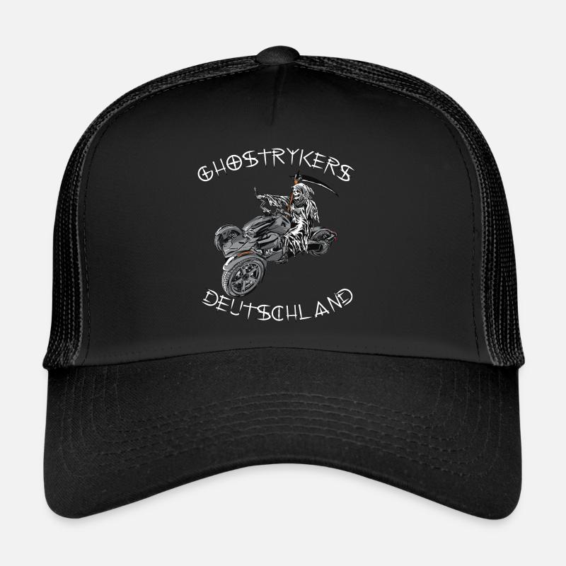 Ghostryker Allemagne Blanc Casquette trucker 