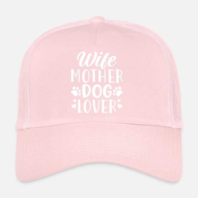 épouse mère amoureux des chiens Casquette trucker 