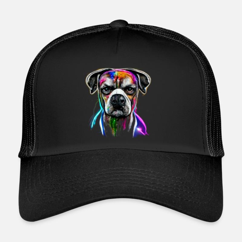 Boxer Design in Farbe Trucker Cap