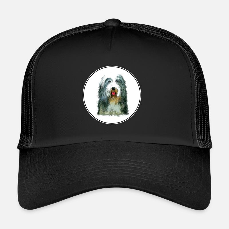 Beagle-Harrier Scent Hound Dog Sketch Illustration Casquette trucker 