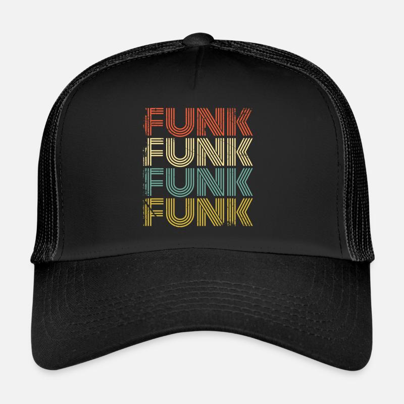 Funk Funky - Trucker Cap - Schwarz/Schwarz