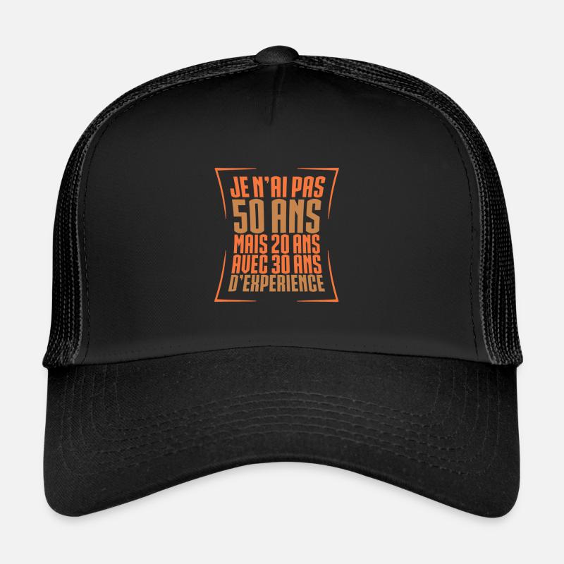 50 ans, anniversaire 50 ans Casquette trucker 