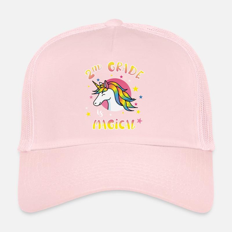 2nd Grade Is Magical Einhorn Schule Geschenk Trucker Cap