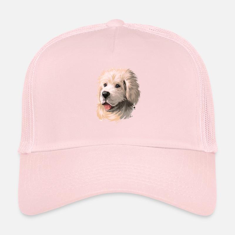 Polnischer Schäferhund Hund Aquarell Illustration Trucker Cap