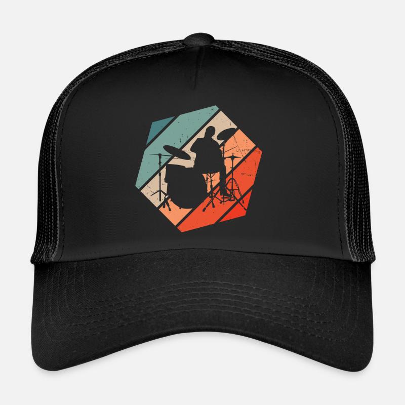 Percussionniste Batteur Batteur Batterie Casquette trucker 