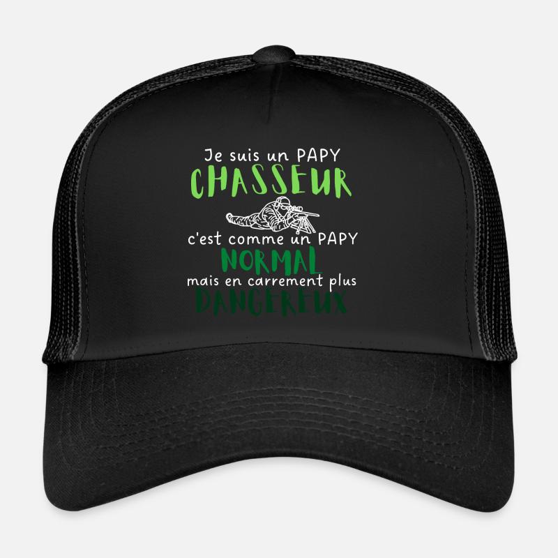 Je suis un papy chasseur comme un papy normal Casquette trucker 