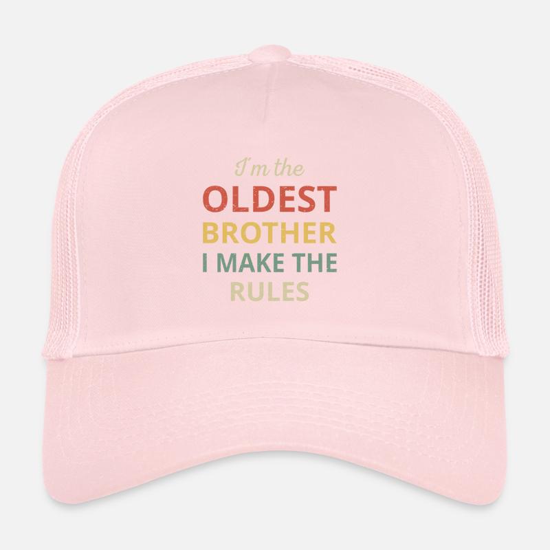 Matching Oldest Brother I Make The Rules Trucker Cap