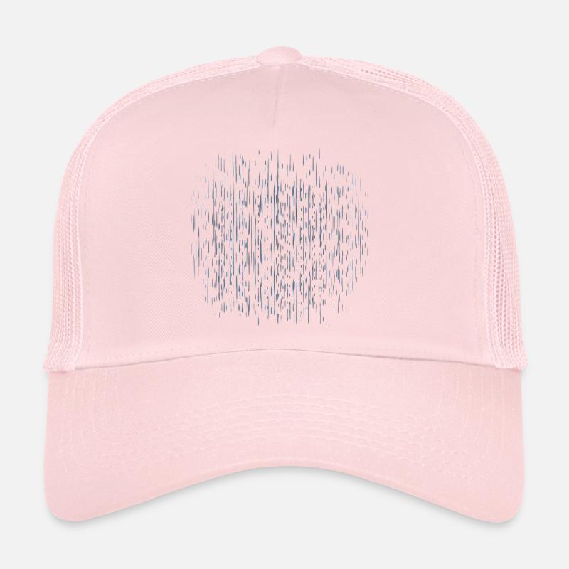 Rain Drops Pattern Trucker Cap
