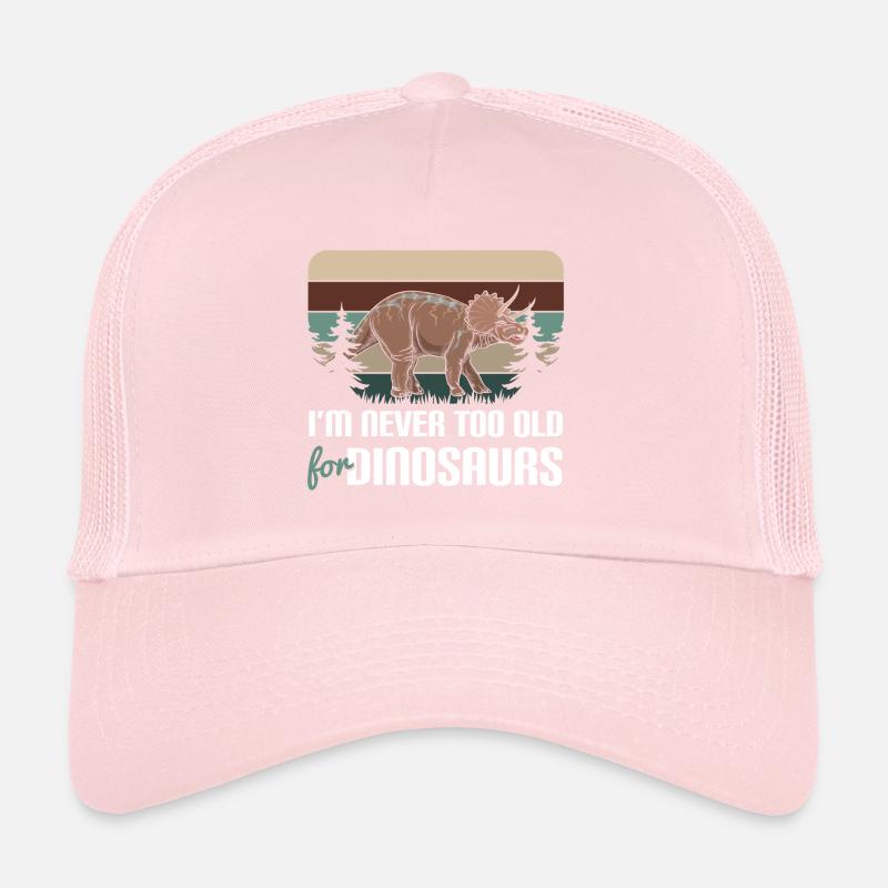 T-Rex Triceratops Stegosaurus Casquette trucker 