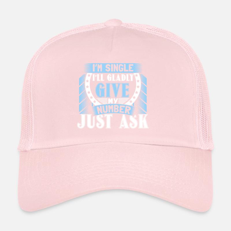 Single Unabhängig Spruch Geschenk Trucker Cap