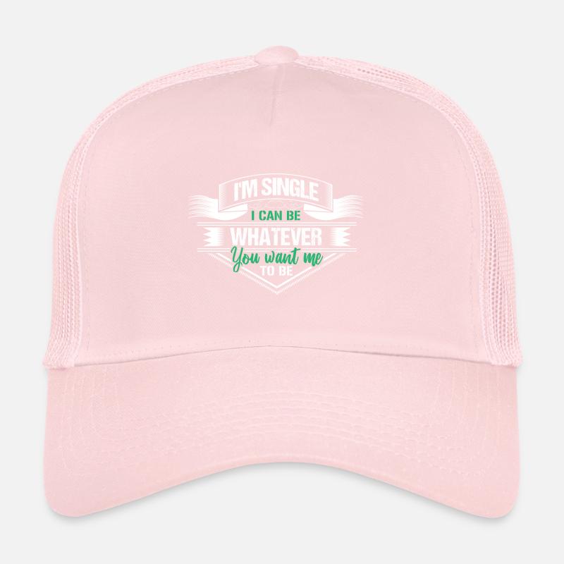 Single Solo Relationship Gift Idea Trucker Cap