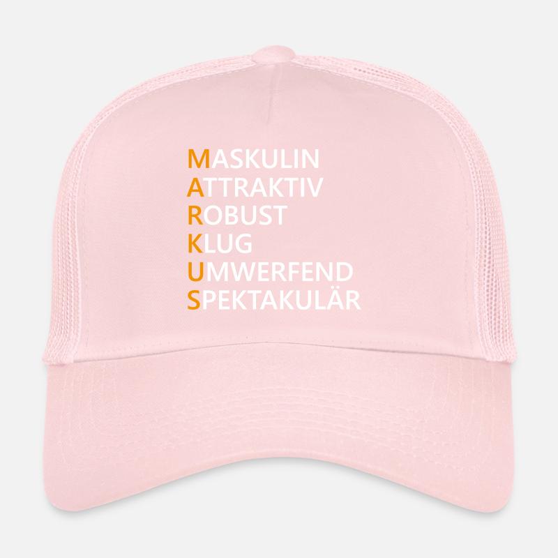 Markus Name Geschenk Trucker Cap