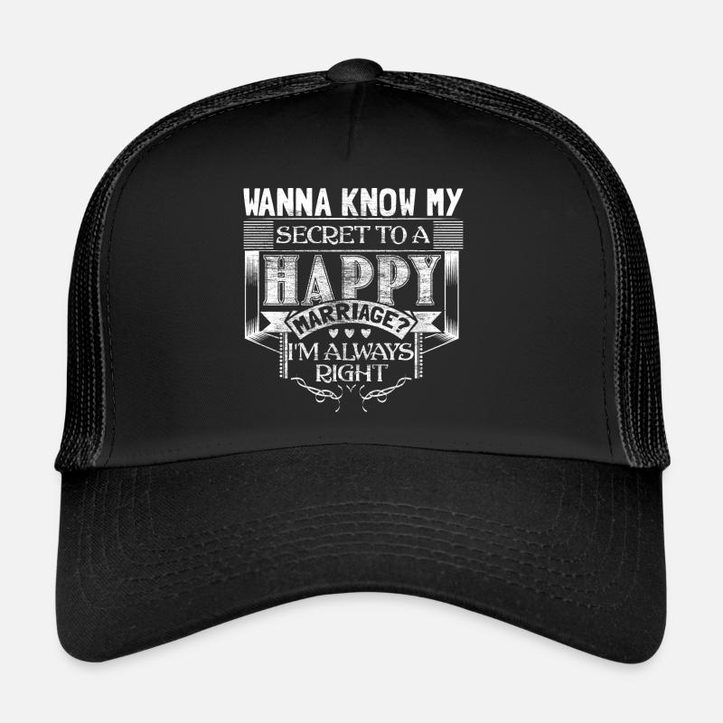 Ehe Ehefrau Ehering Geschenkidee Trucker Cap