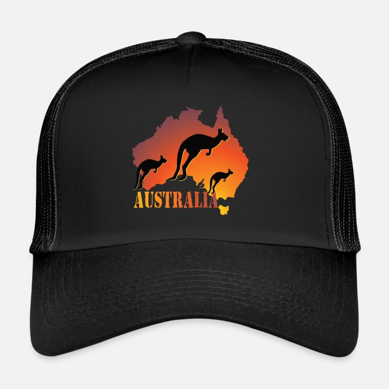 Australia Kangaroos Trucker Cap
