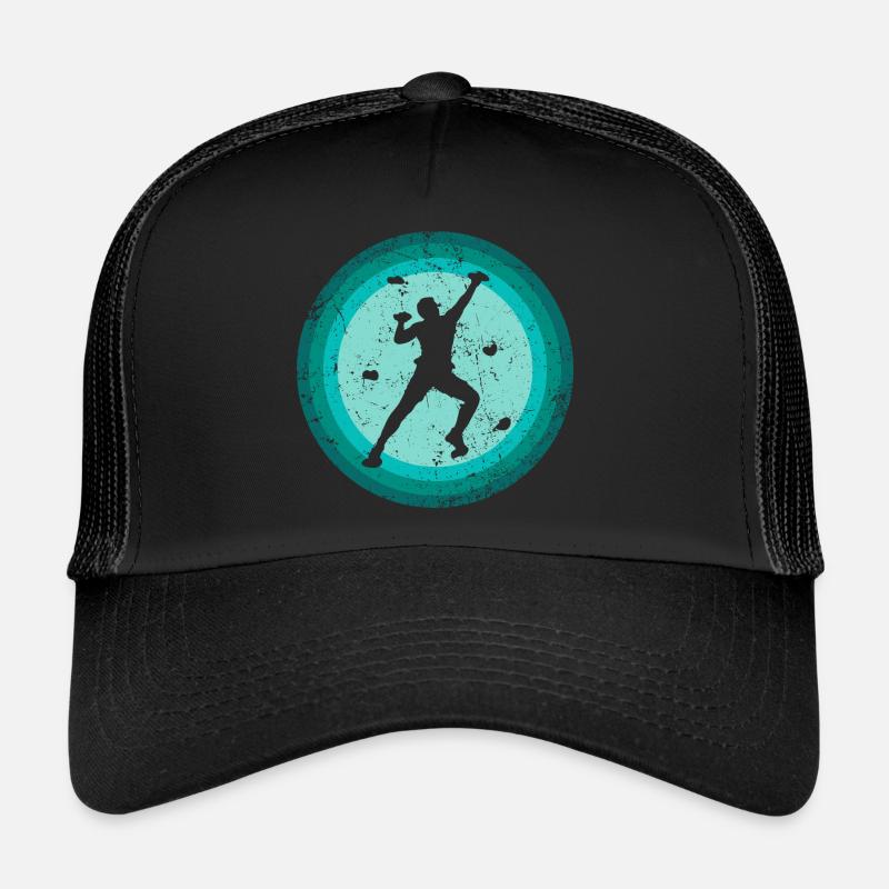 Escalade Bloc Boulder grimpeurs Alpinistes Casquette trucker 